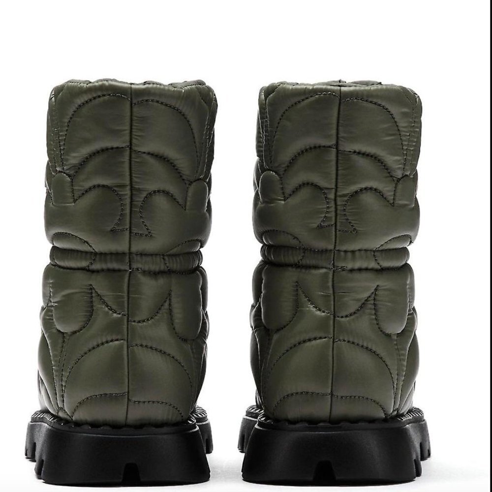 Ash JEWEL Boots In Green Quilted Nylon NEW 36 JB - Picture 2 of 9